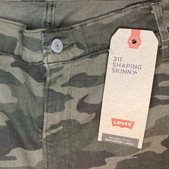 Levi's 311 Shaping Skinny Camo Mid Rise Tummy Slimming Jeans - Picture 4 of 9